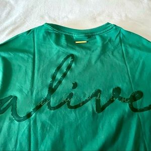 NEW Gymshark Whitney Oversized T-Shirt - XS - Palm Green